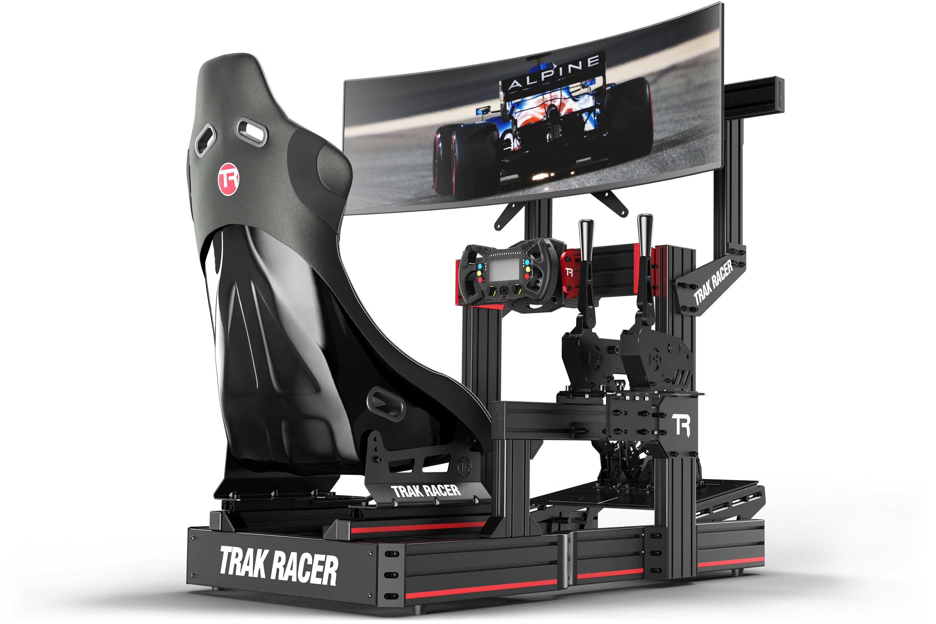 Small Cockpit-Mounted Single Monitor Stand - 800mm / 31.5" Wide