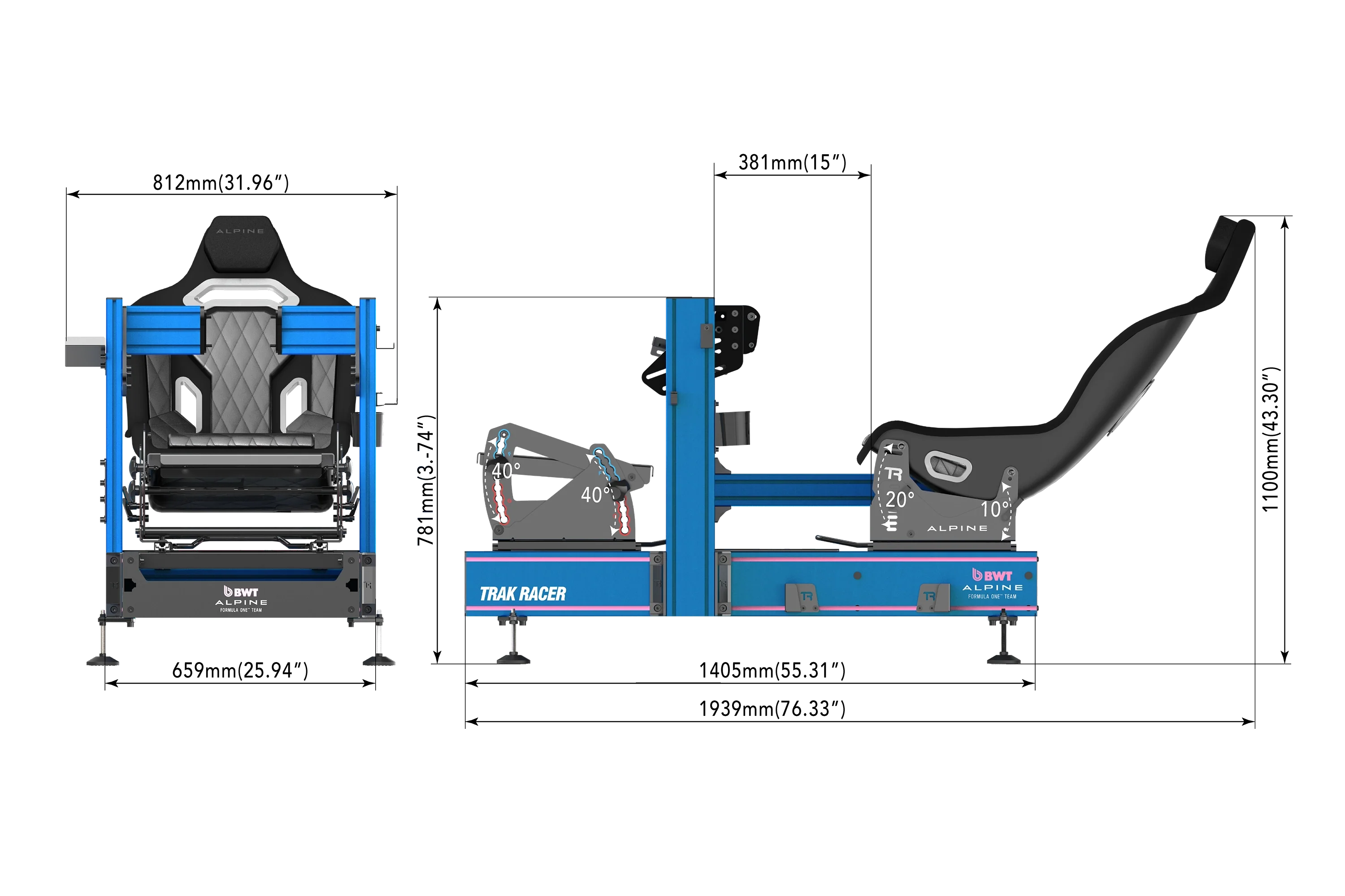 BWT Alpine Formula One™ Team TRA Hybrid Racing Simulator - Image 13
