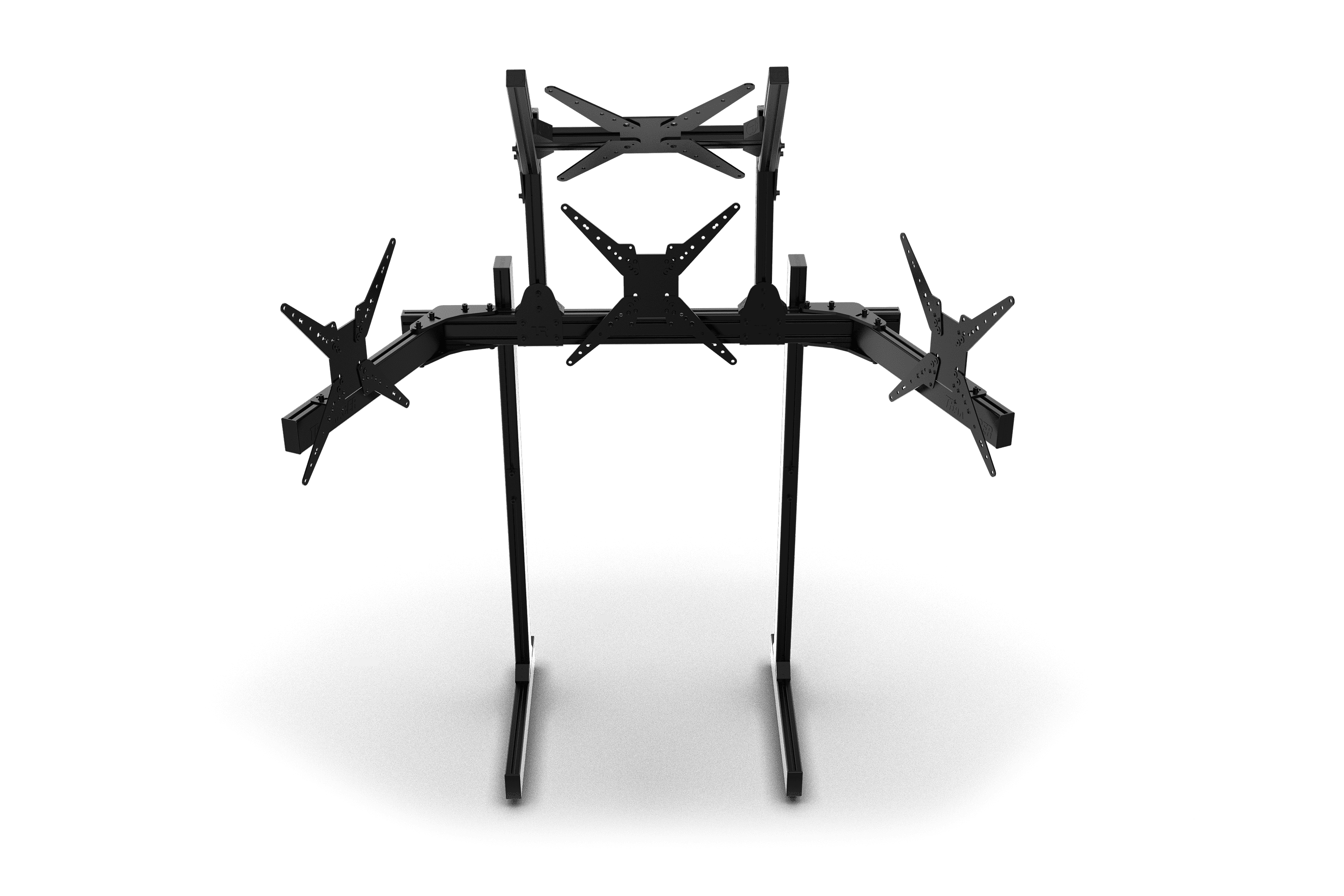 Freestanding Quad Monitor Stand - Supports up to 45" Displays - Image 3