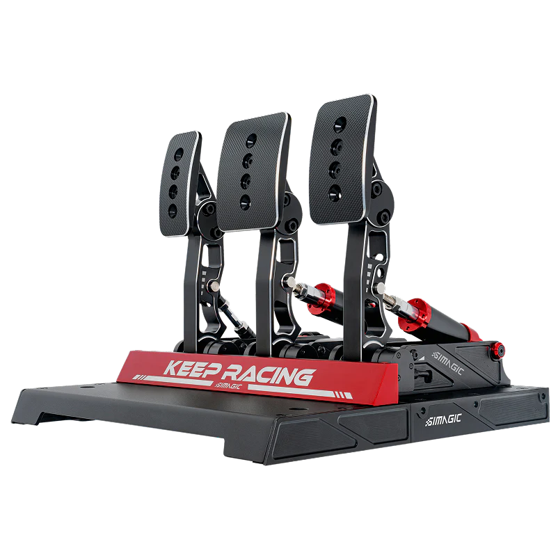 Simagic Alpha EVO Pro 18Nm Wheel Base, GT NEO Steering Wheel P1000 Pedal Set and Shifter Bundle - Image 4