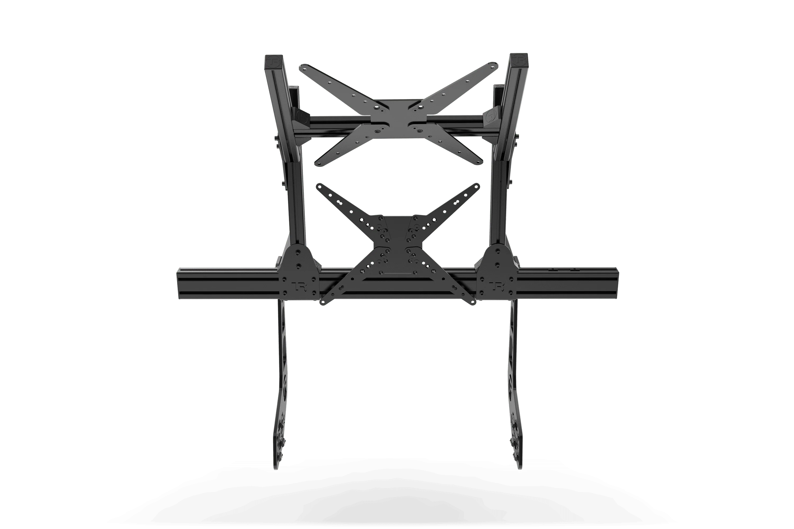 Cockpit-Mounted Dual Monitor Stand - Supports up to 80" Display - Image 4