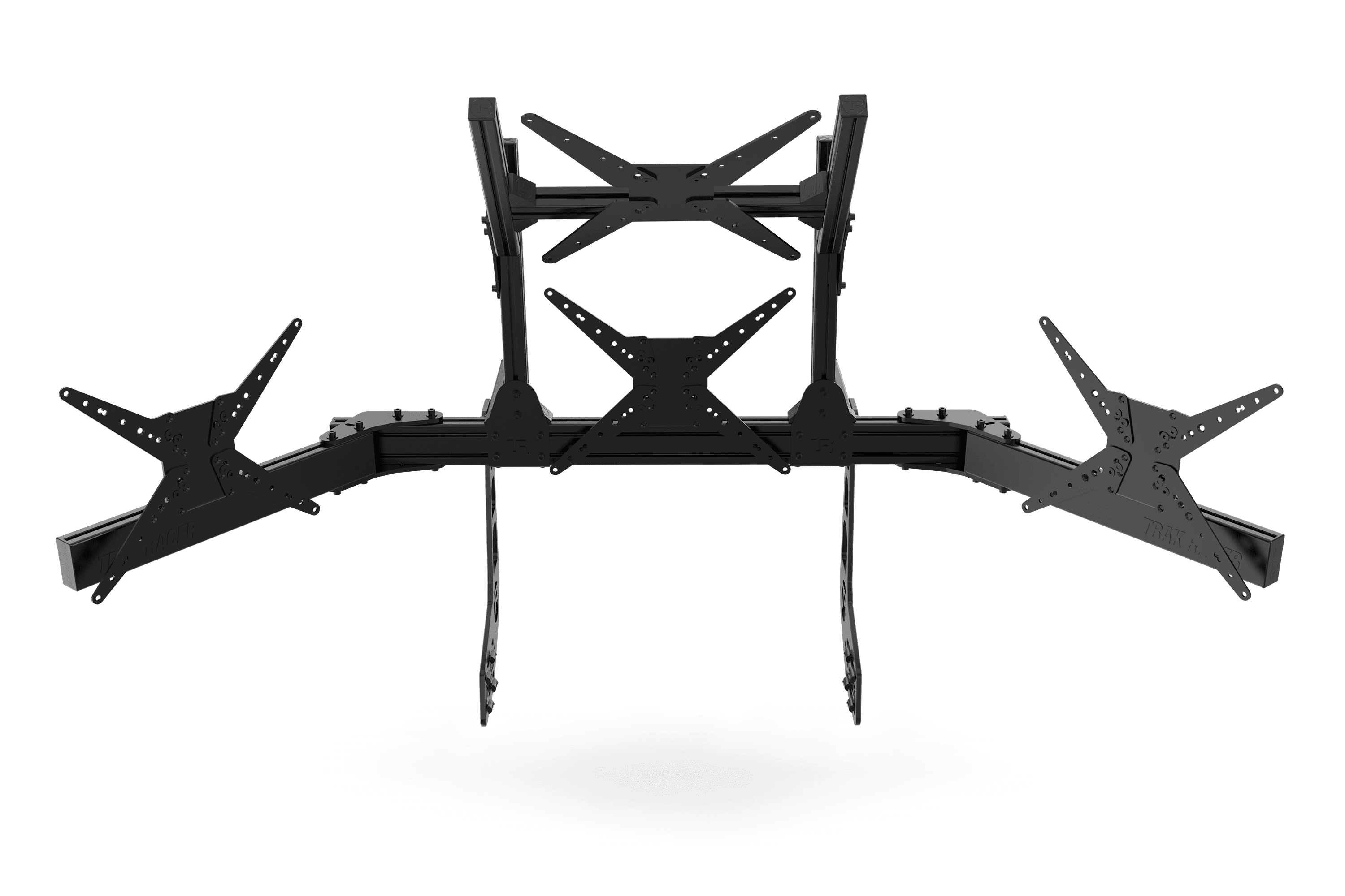 Cockpit-Mounted Quad Monitor Stand - Supports up to 45" Displays - Image 3