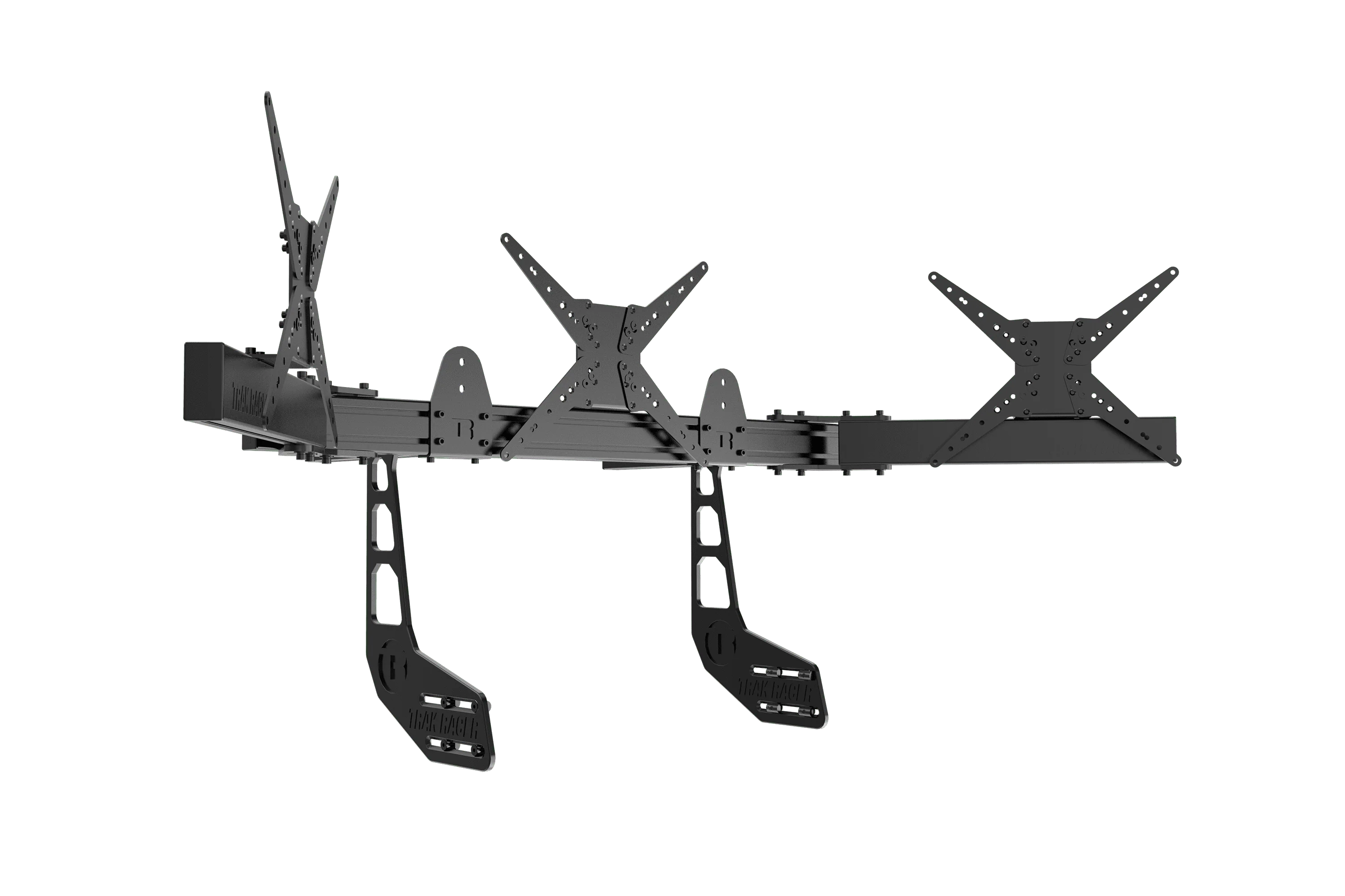 Cockpit-Mounted Triple Monitor Mount - Supports up to 45" Displays - Image 4