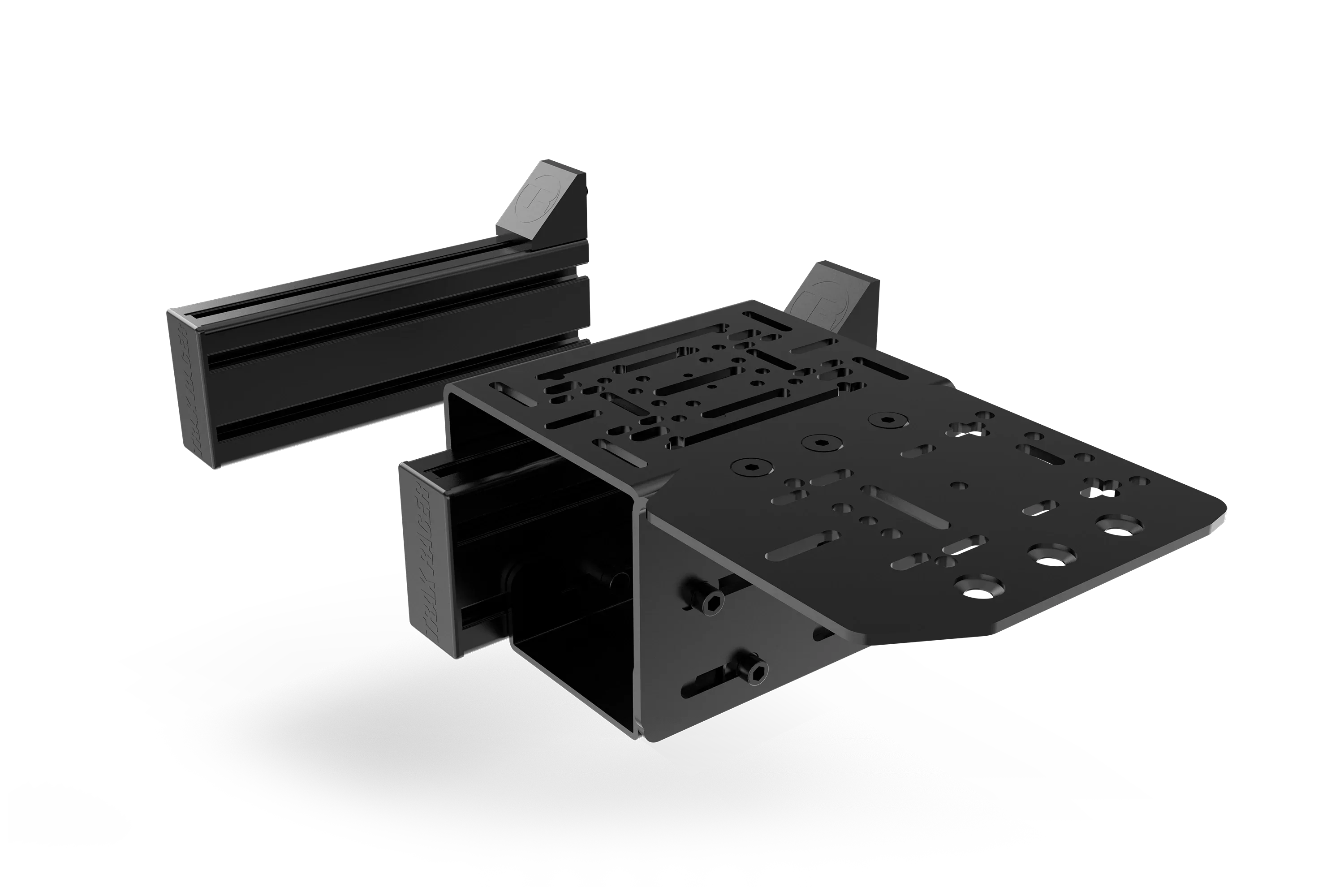 Set of 2 Universal Side Supports – 240mm (80×40mm) for Sim Racing & Flight Sim Rigs - Image 3