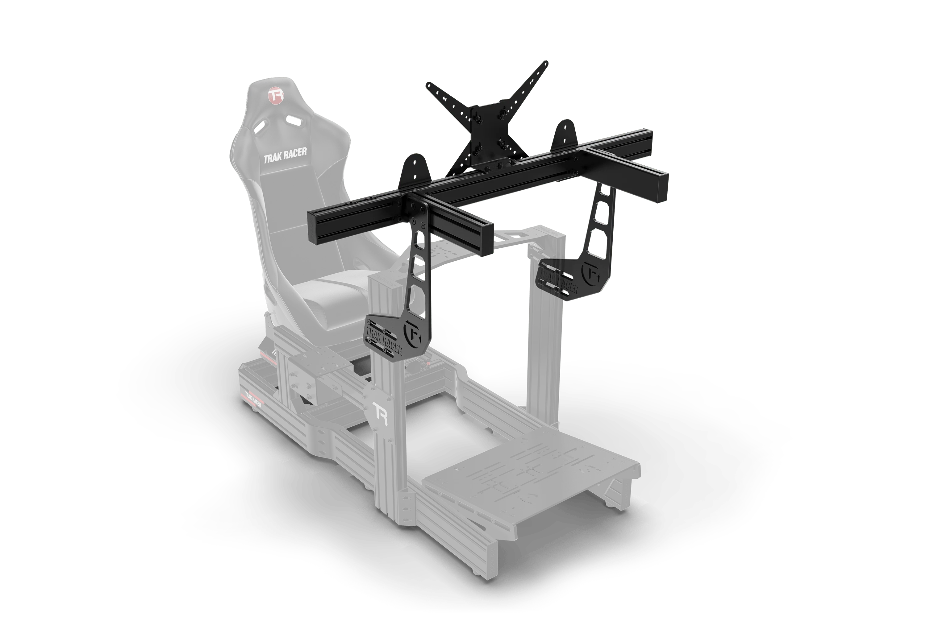 Cockpit-Mounted Single Monitor Stand - Supports up to 80" Display - Image 5