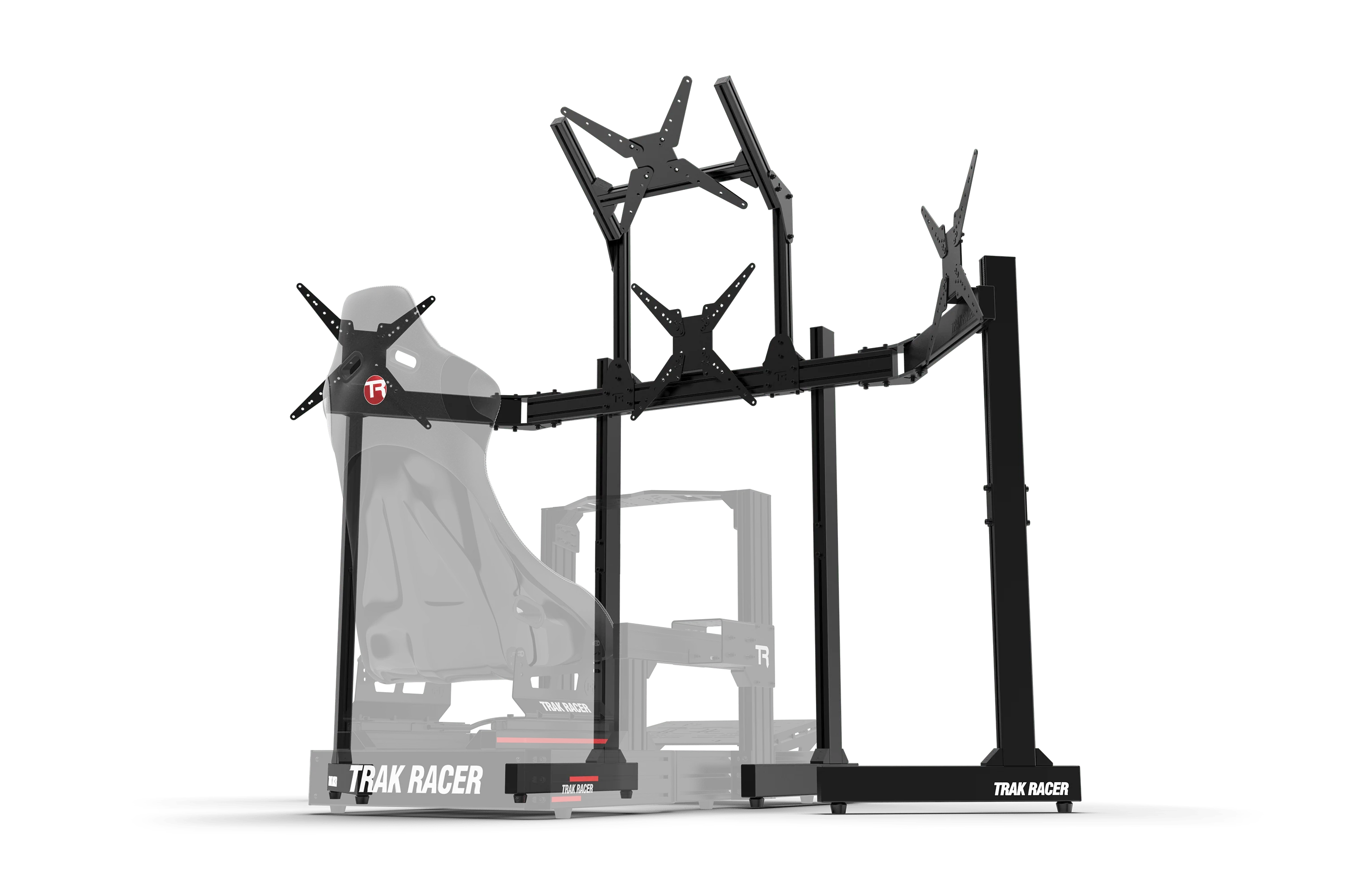 Freestanding Quad (4) Monitor Stand with Extra Leg Supports - Supports up to 55" Displays - Image 5