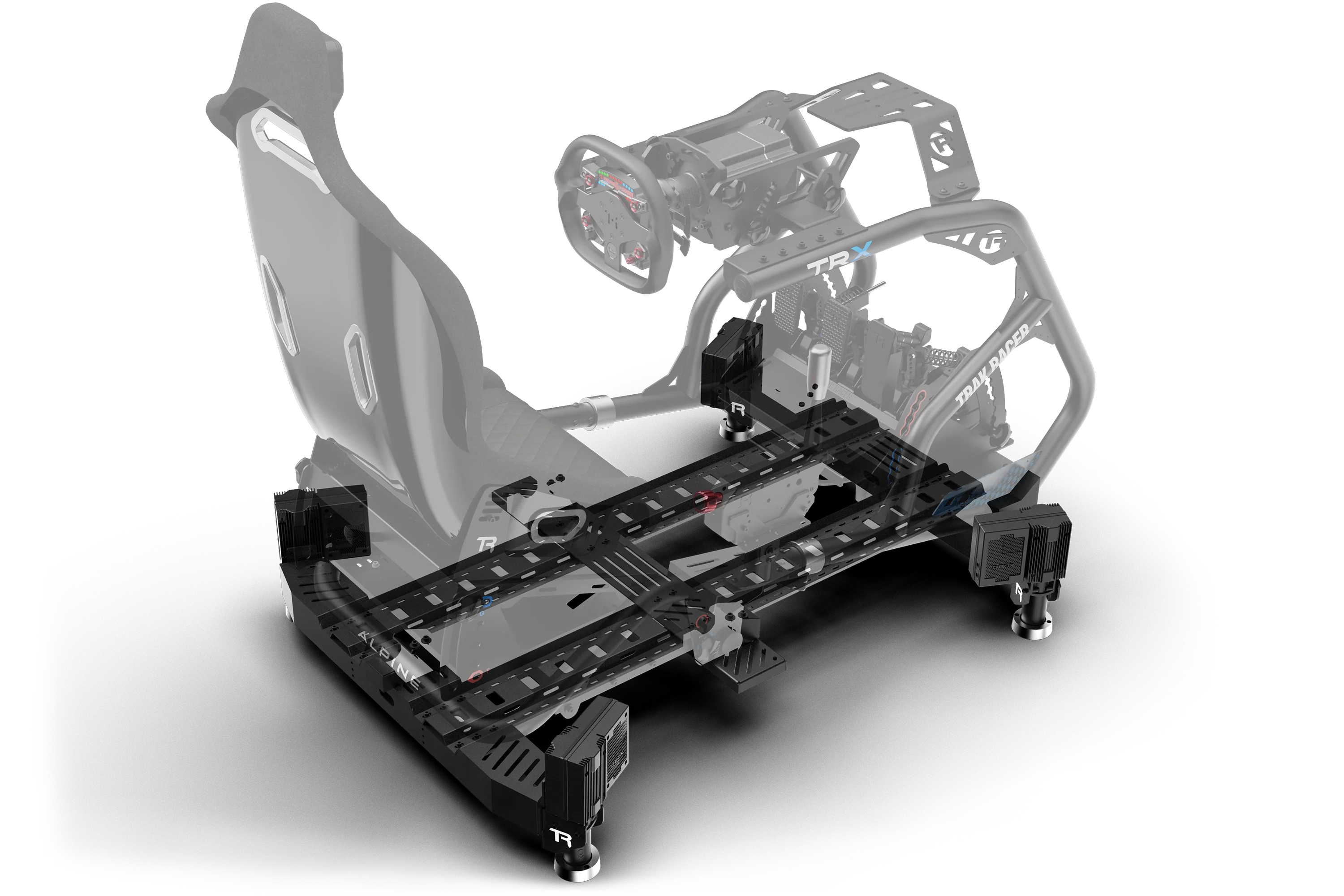 Motion System with 4 motors/actuators and Motion Sim Base - Image 4
