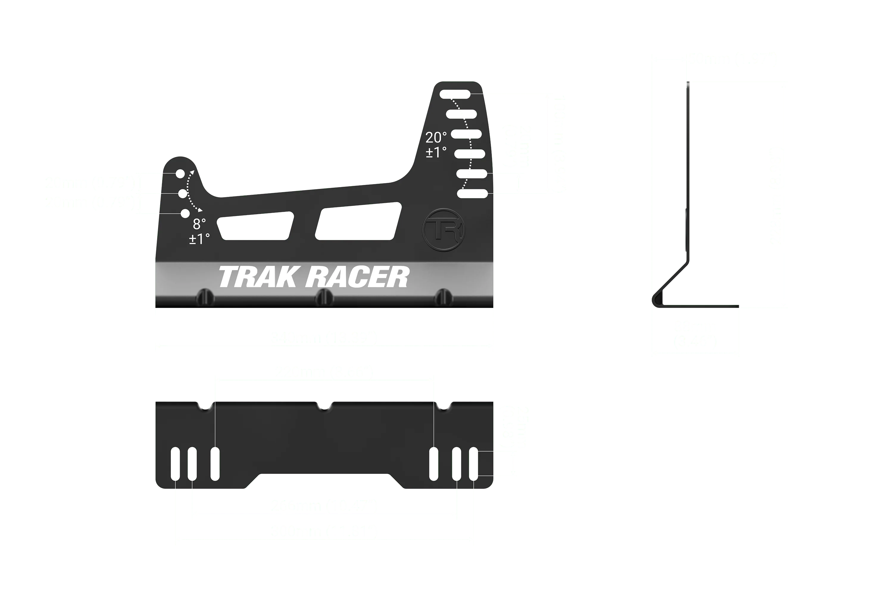 Oversized Seat Bracket for GT/Formula Seating Position - Image 5