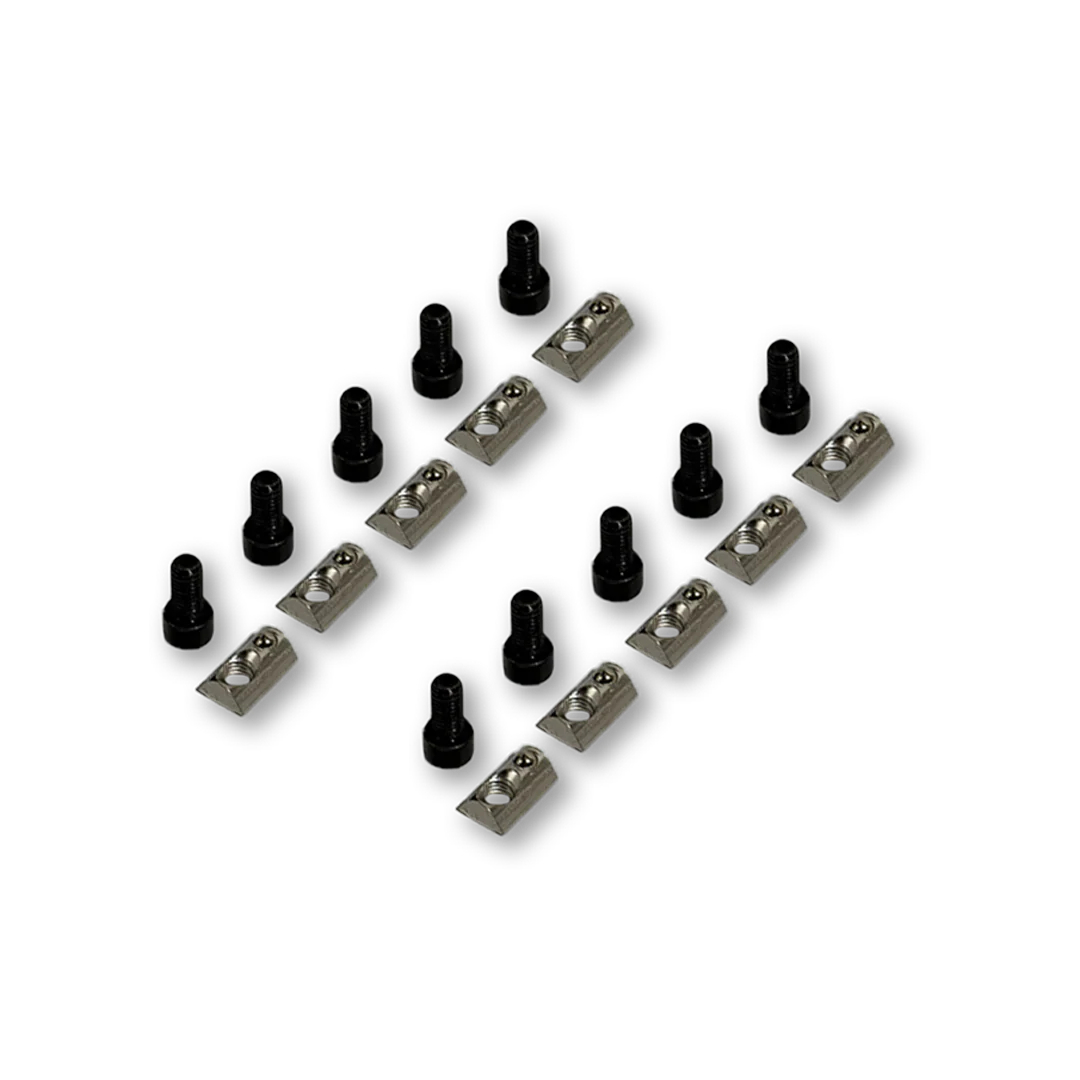 Screw and Ball-bearing Nut for 8mm T-Slot - Set of 10 - Image 2