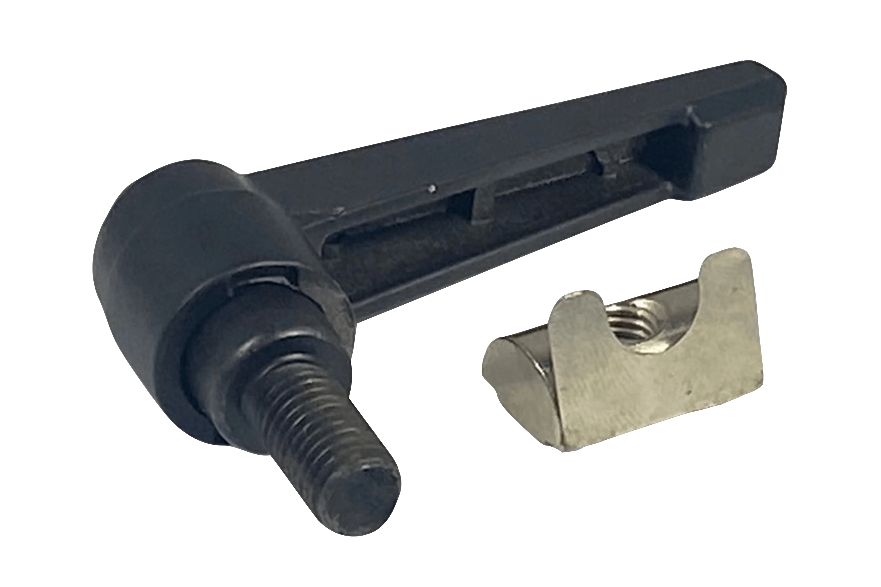 Set of 2 8mm Screw with Black Aluminium Handle - Image 2