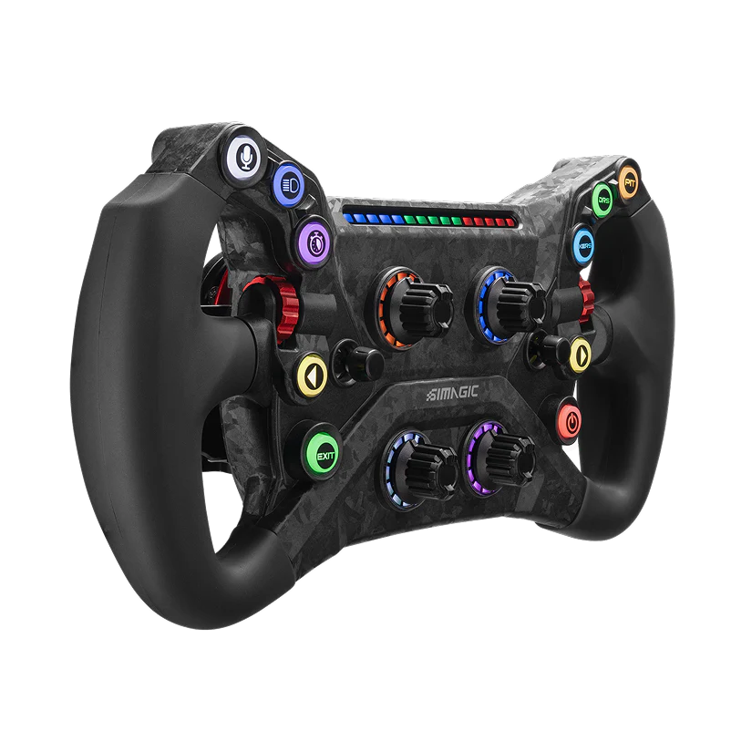Simagic GT NEO Formula Wheel – Carbon & LCD Display, 12 Buttons - Image 4