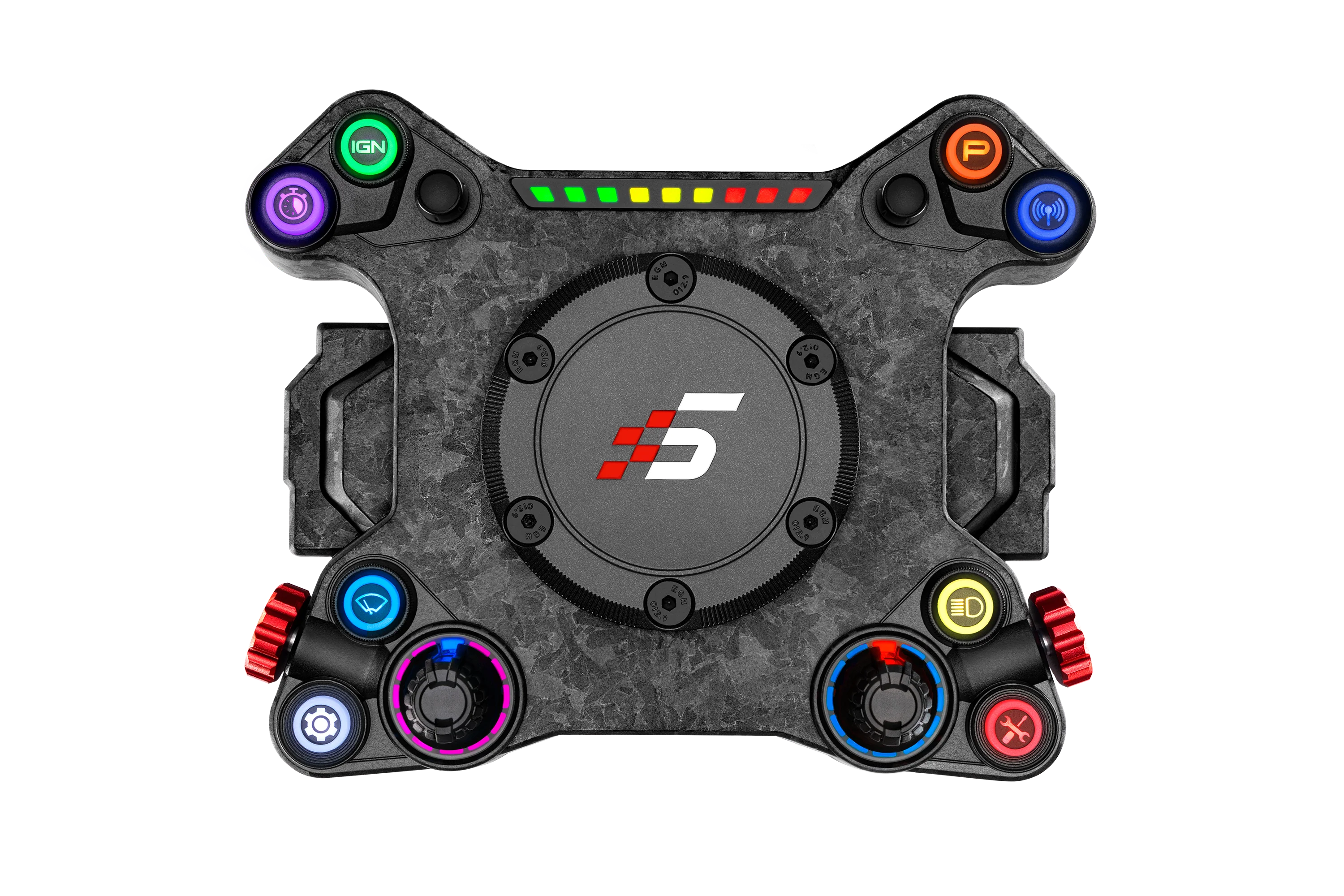 Simagic NEO X Hub with Alpha EVO Pro 18nm Wheel Base and Leather Steering Wheel - Image 4