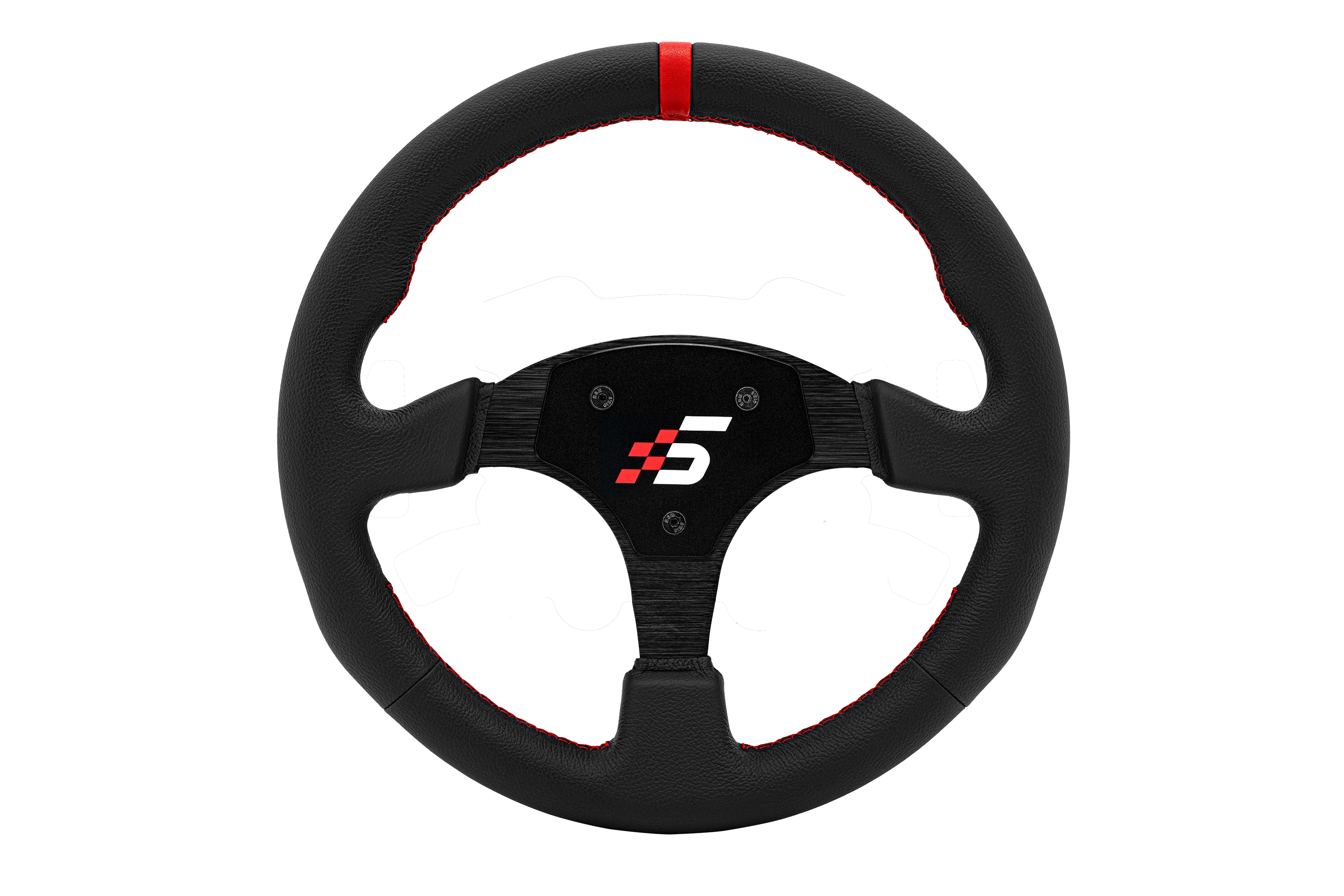 Simagic NEO X Hub with Leather Steering Wheel - Image 3