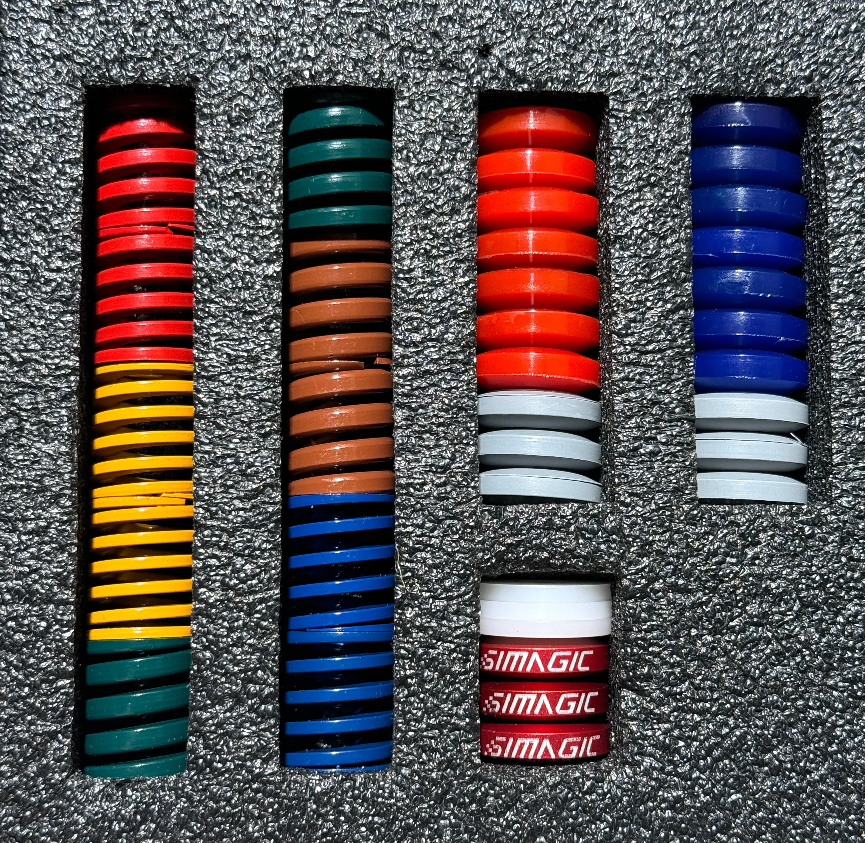 Simagic P1000 Optional Rubber Pads & Springs Kit – Brake Feel Tuning for Standard & Hydraulic Pedals - Image 2