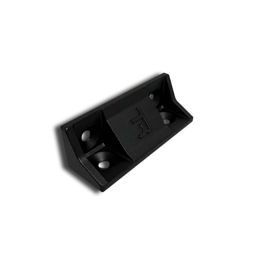 Aluminum Corner Brackets (Set of 2) β 120mm Height x 40mm Width for Extrusion Rigs