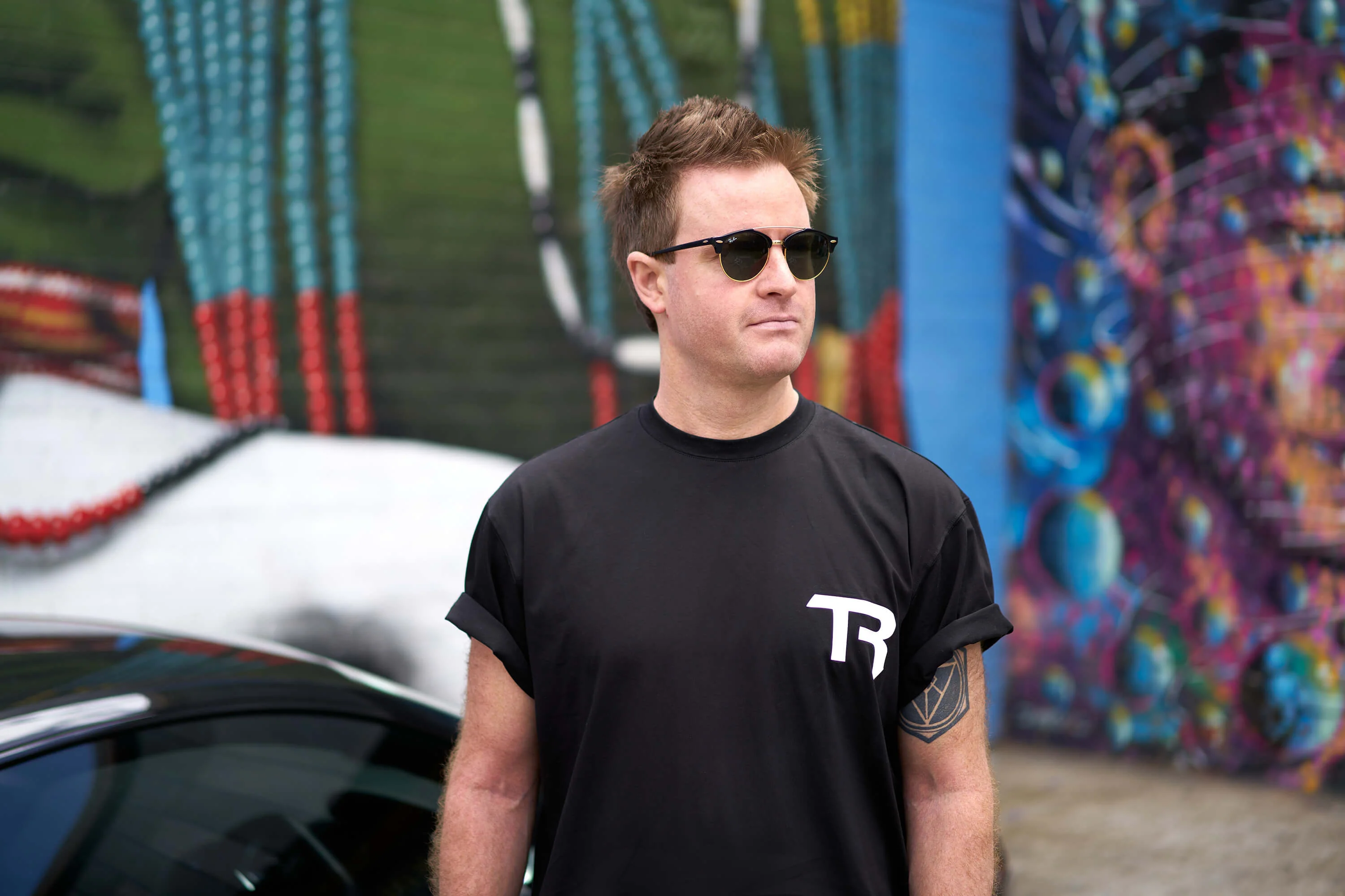 TR Monogrammed Cotton T-shirt - Image 5