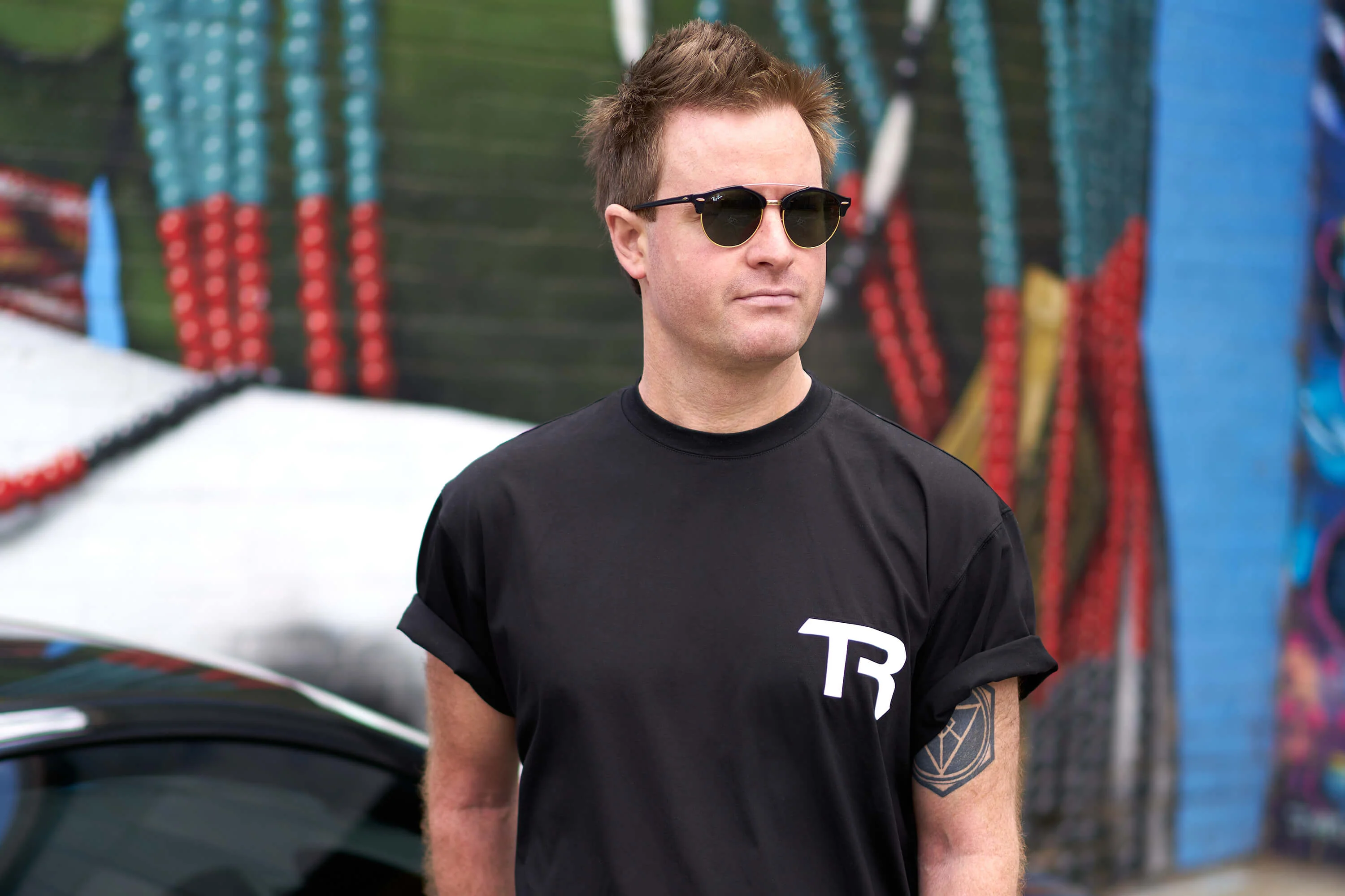 TR Monogrammed Cotton T-shirt - Image 6