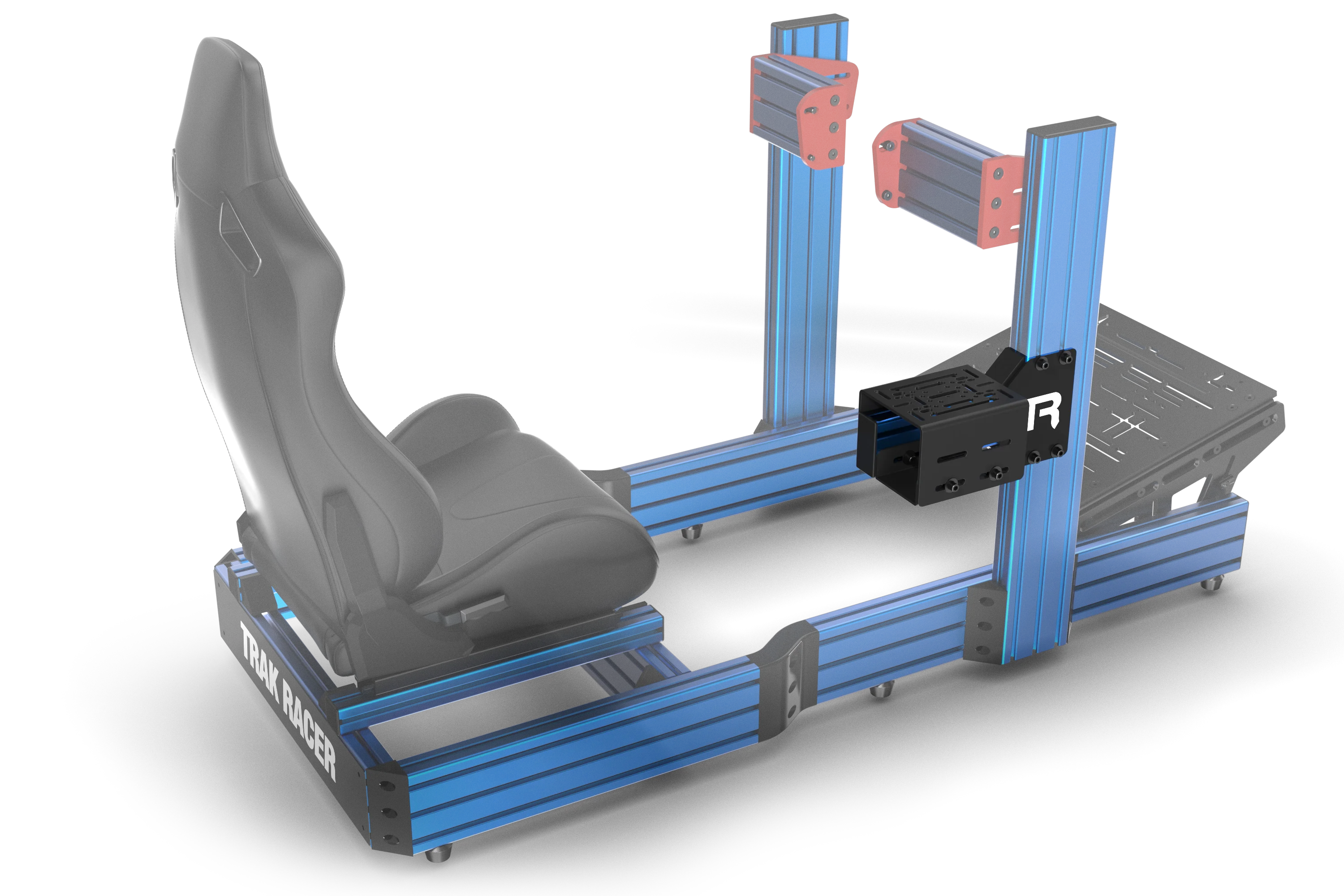 Universal Short Drifting Shifter Mount with 240mm Profile Mount - Blue - Image 4