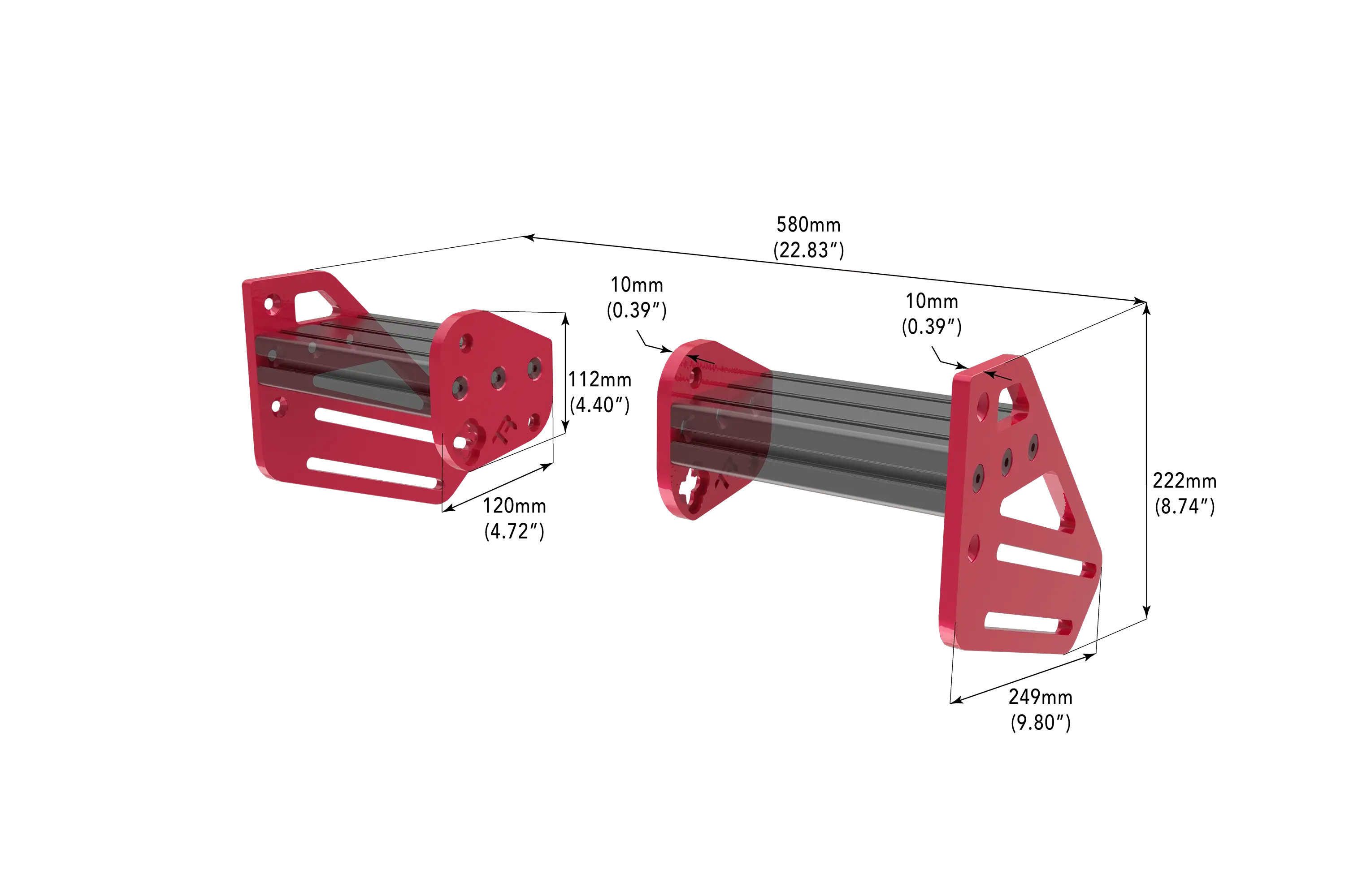 TR ONE V3 2-Way Upgrade Side Plate Set (4pcs) - Image 6