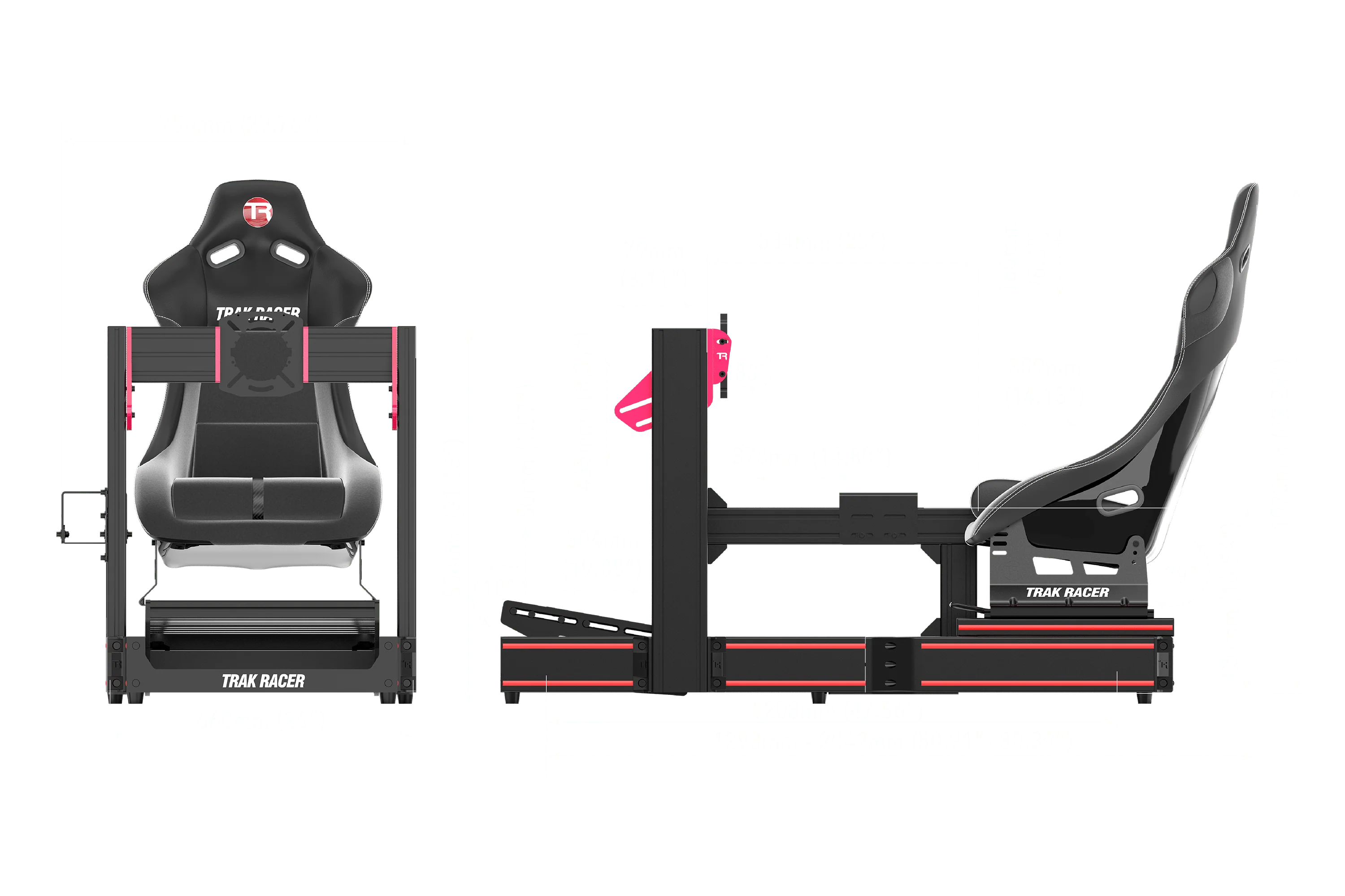 TR120S V2 Racing Simulator with Seat Slider Kit - Image 11