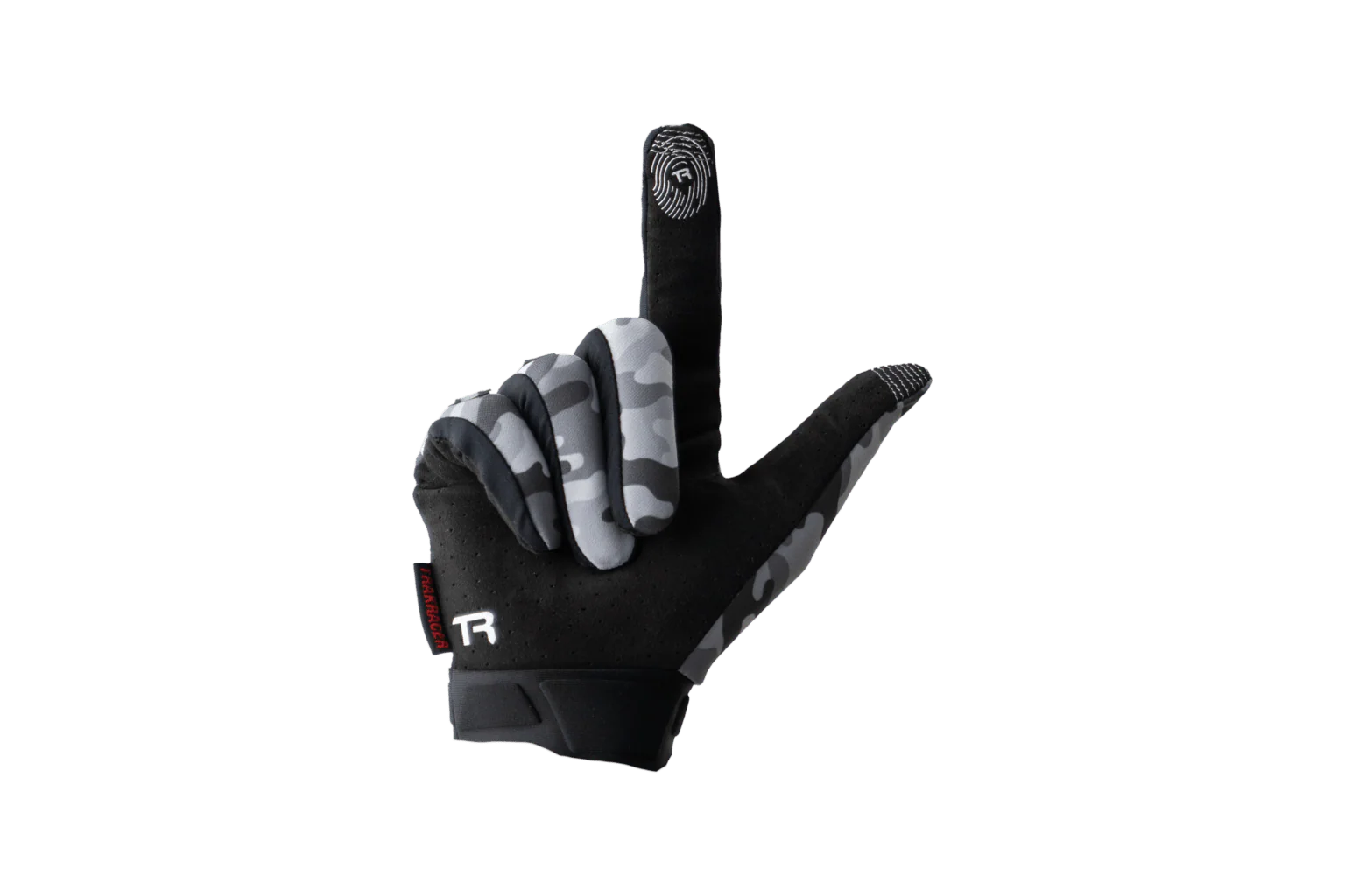 Trak Racer Multi-Use Sim Racing Gloves - Grey Camo - Image 7