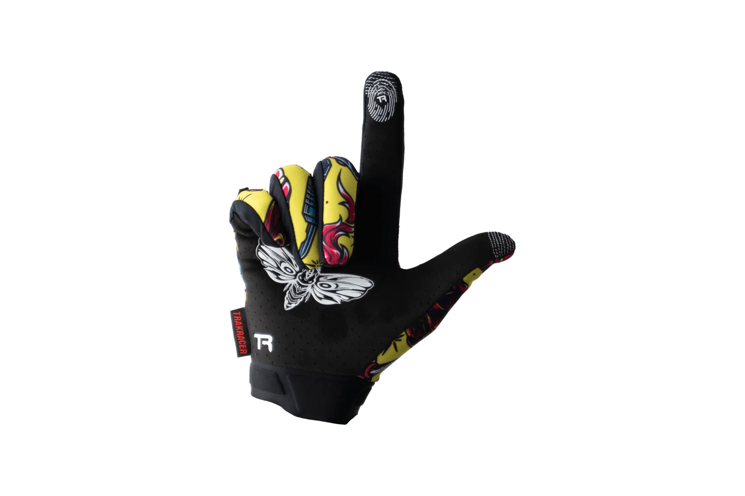 Trak Racer Multi-Use Sim Racing Gloves - Yellow - Image 2