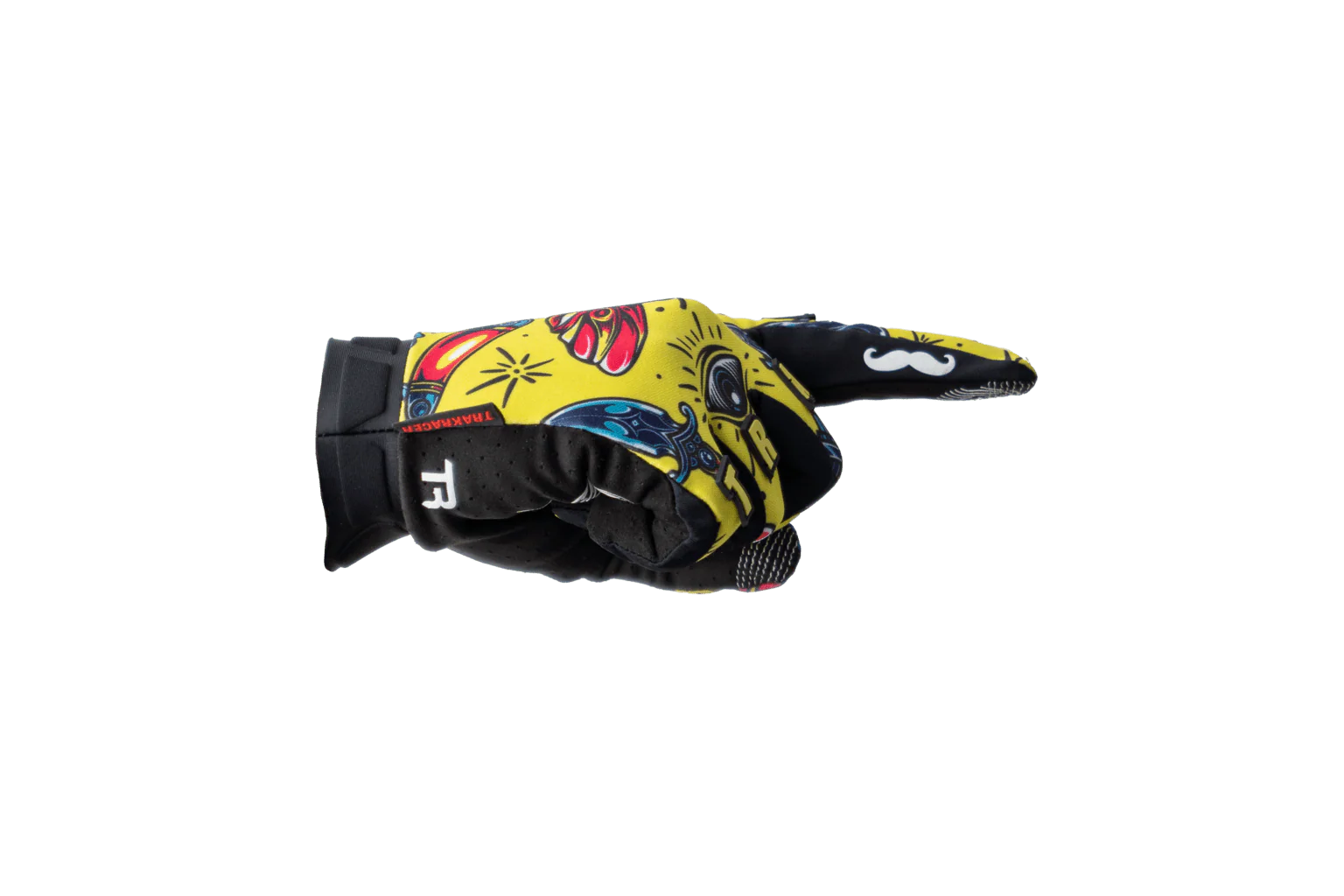 Trak Racer Multi-Use Sim Racing Gloves - Yellow - Image 3