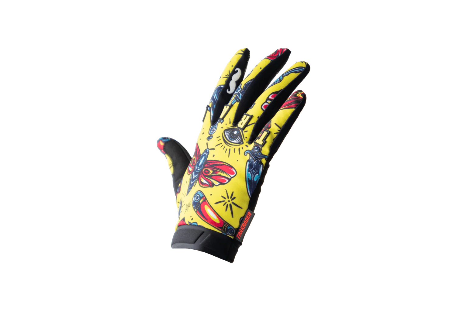 Trak Racer Multi-Use Sim Racing Gloves - Yellow - Image 7