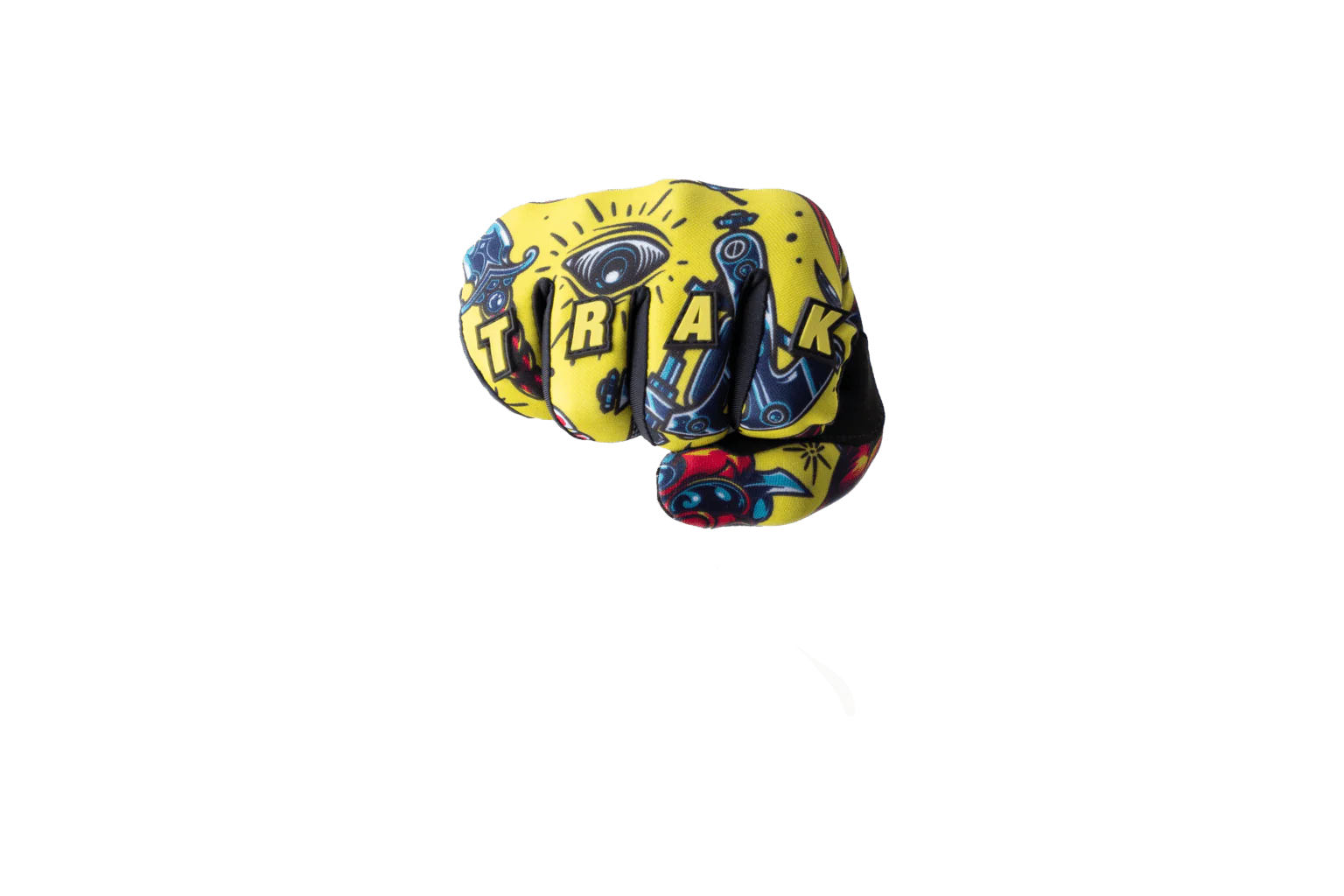 Trak Racer Multi-Use Sim Racing Gloves - Yellow - Image 8
