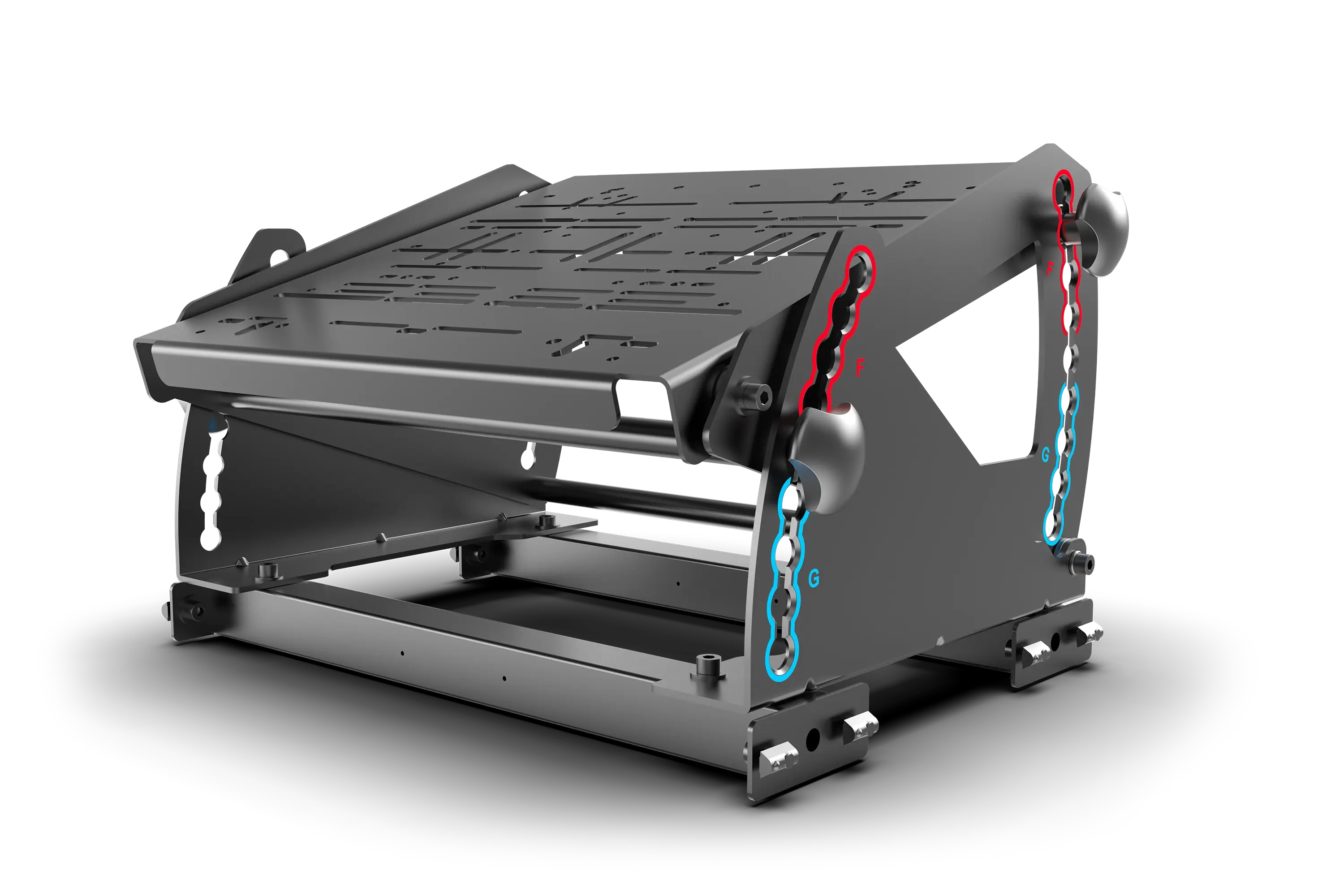 Trak Racer TRX Formula GT Hybrid Pedal Mount System for Extruded Aluminium Cockpits