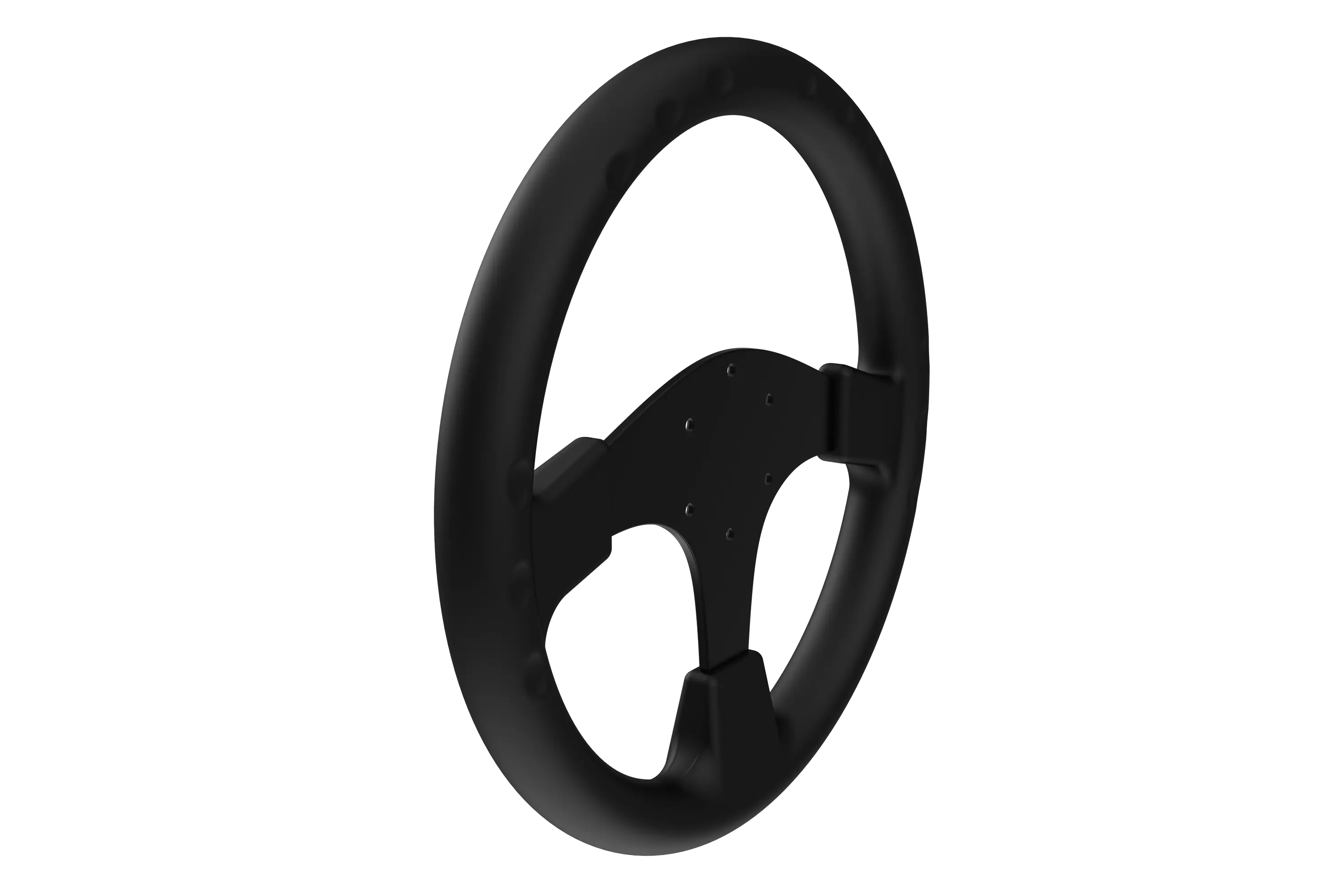330mm/13" Round Sim Racing Wheel β Aluminium with Durable Silicon Hand Grips - Image 4