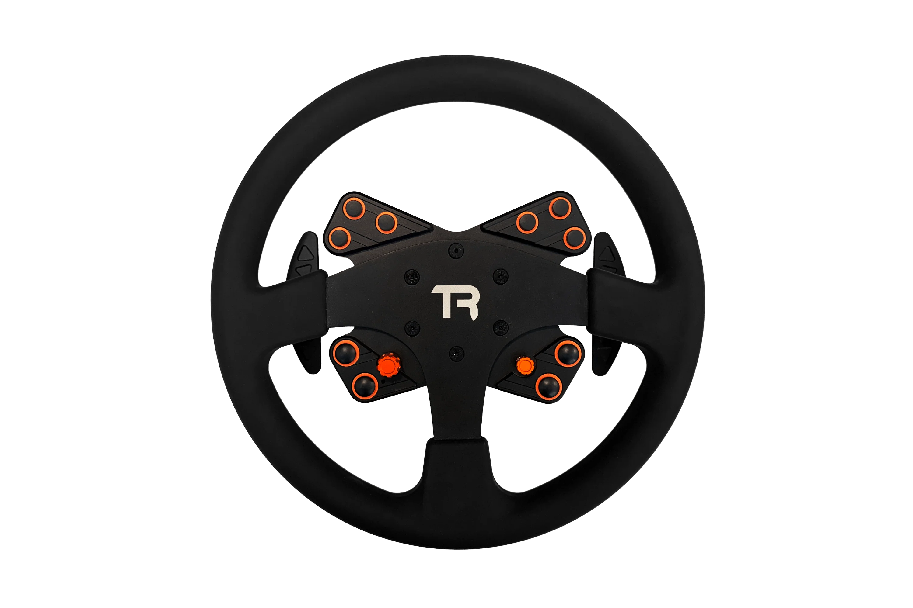 330mm/13" Round Sim Racing Wheel β Aluminium with Durable Silicon Hand Grips - Image 8