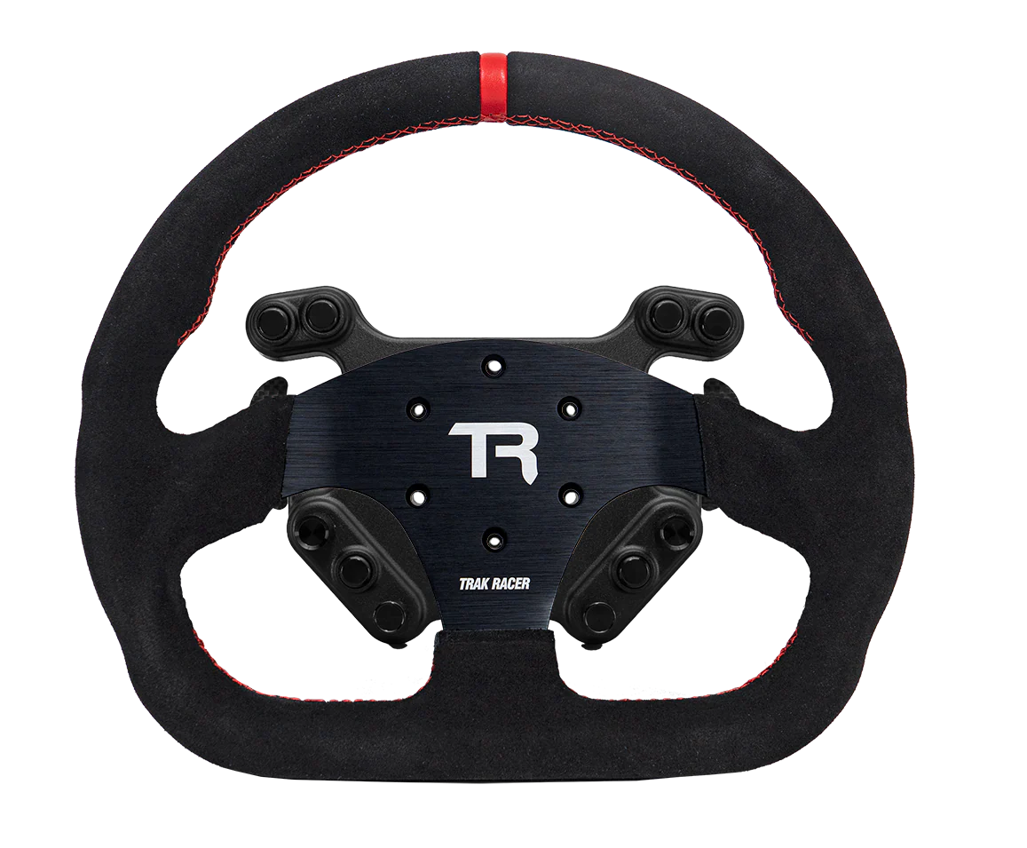 330mm/13" Flat-Bottom GT Sim Racing Wheel – Aluminium with Durable Silicon Hand Grips - Image 8