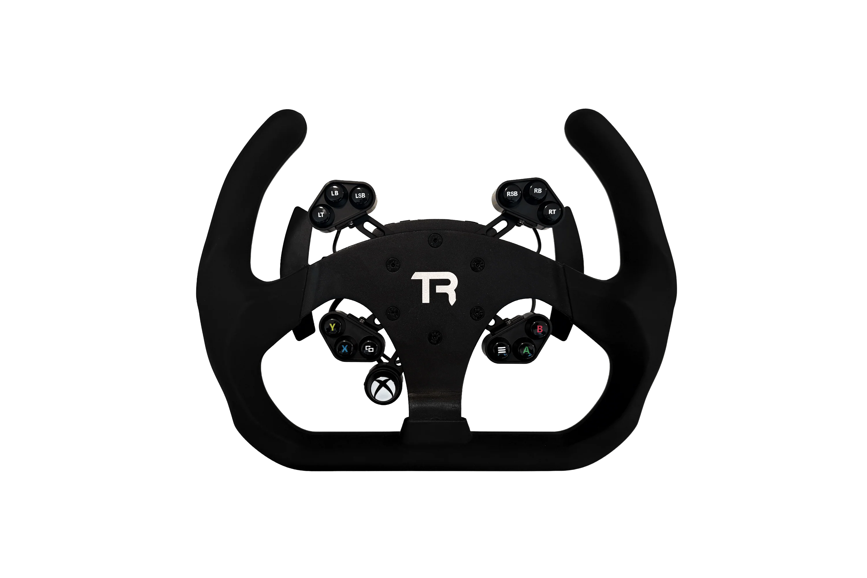 330mm/13" Flat-Bottom Open GT Sim Racing Wheel β Aluminium with Durable Silicon Hand Grips - Image 5