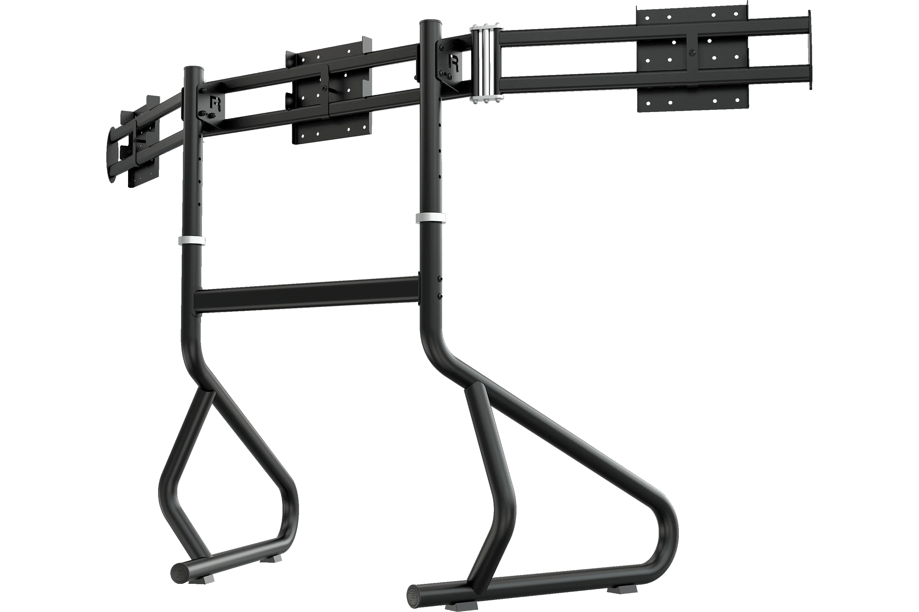 Small Freestanding Triple Monitor Stand - 22" to 32" Displays - Image 6
