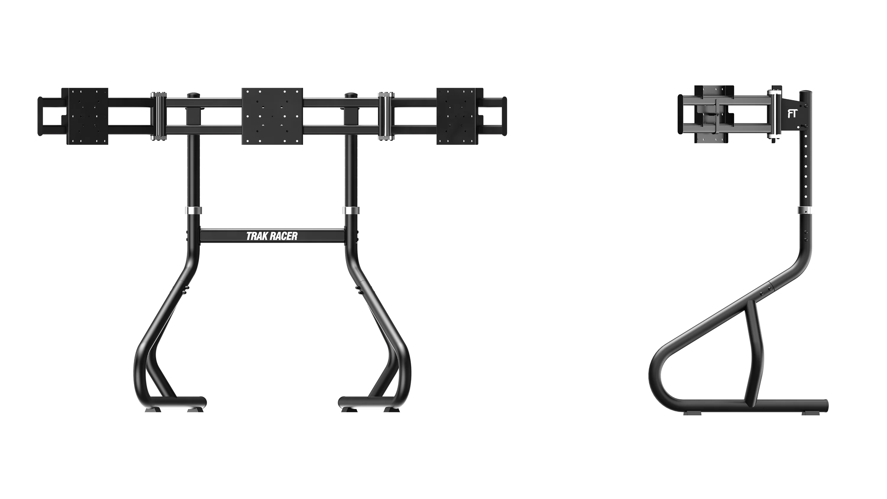 Small Freestanding Triple Monitor Stand - 22" to 32" Displays - Image 7
